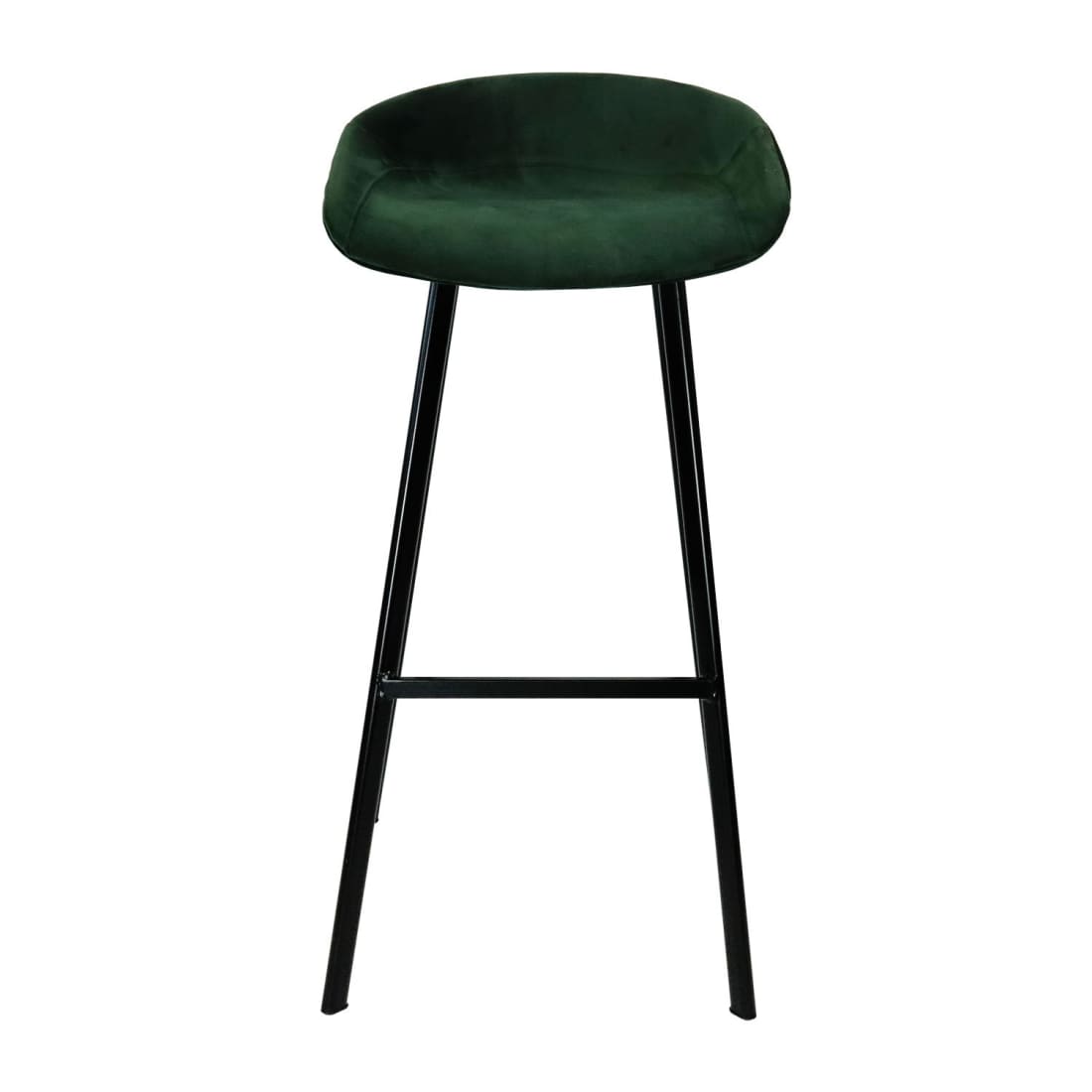 Barkruk Finn Hoog - Velvet groen - Velvet barkrukken