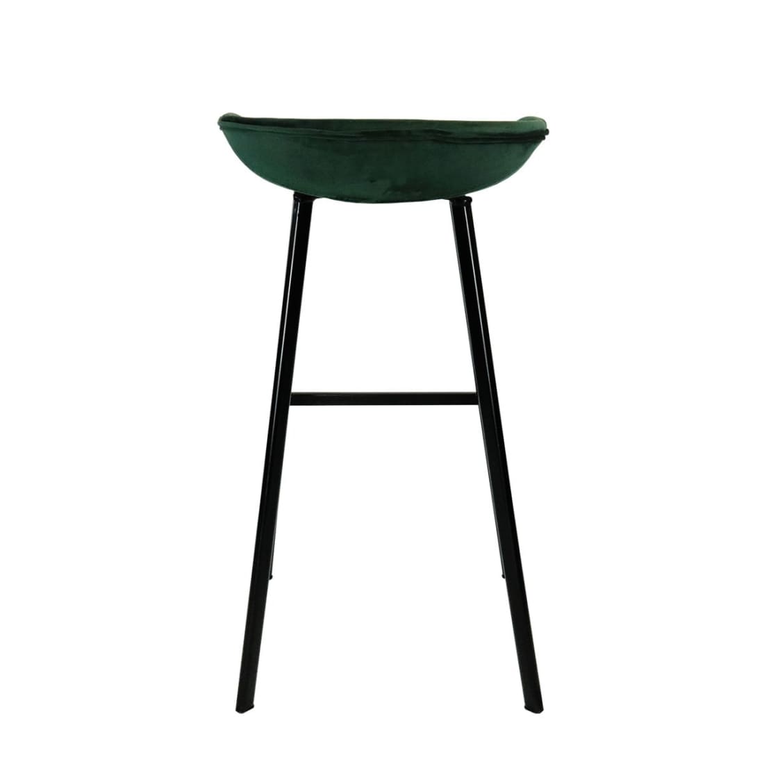 Barkruk Finn Laag - Velvet Groen - Velvet barkrukken
