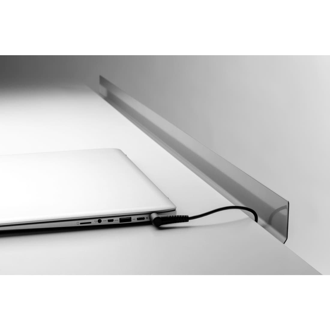 Bureau Kabelgoot Easy 110cm Grijs - Kabelgoten