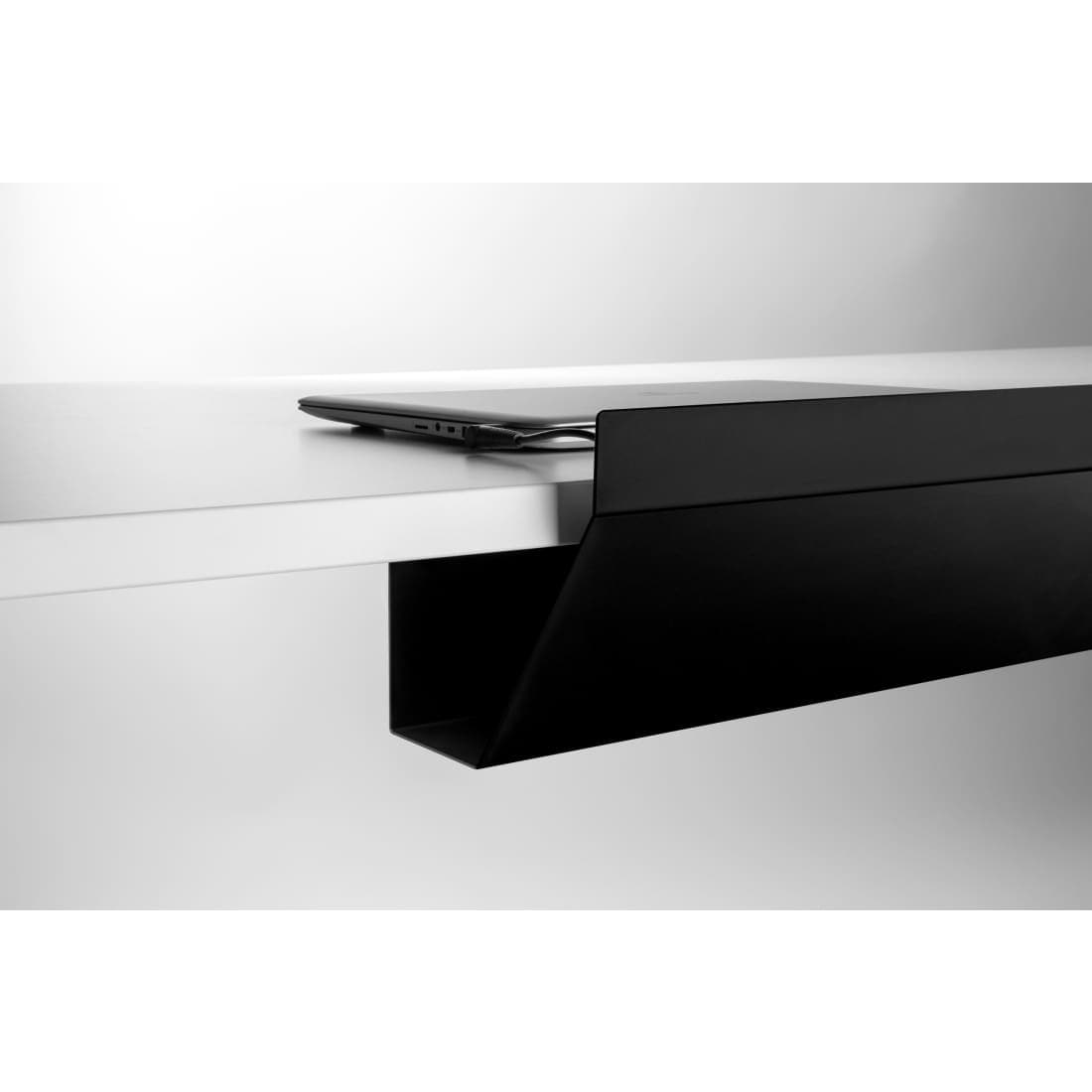 Bureau Kabelgoot Easy 110cm Zwart - Kabelgoten