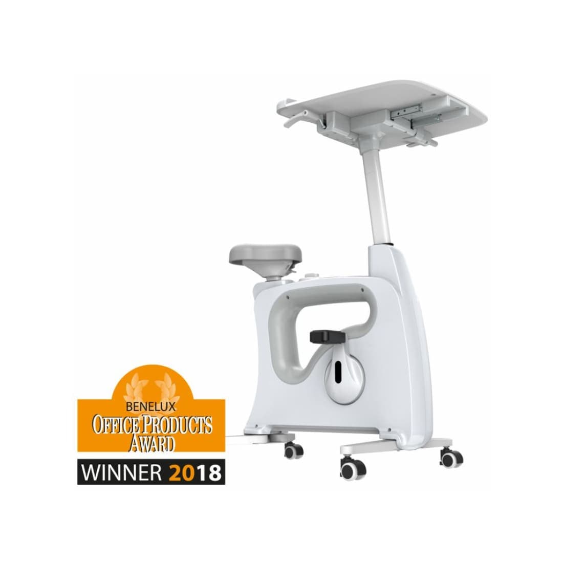 Bureaufiets Tournette Deluxe Wit - Bureaufietsen