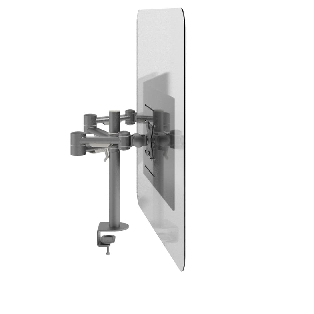 Dataflex Addit dubbele monitor hygiënescherm - monitor 32 - 
