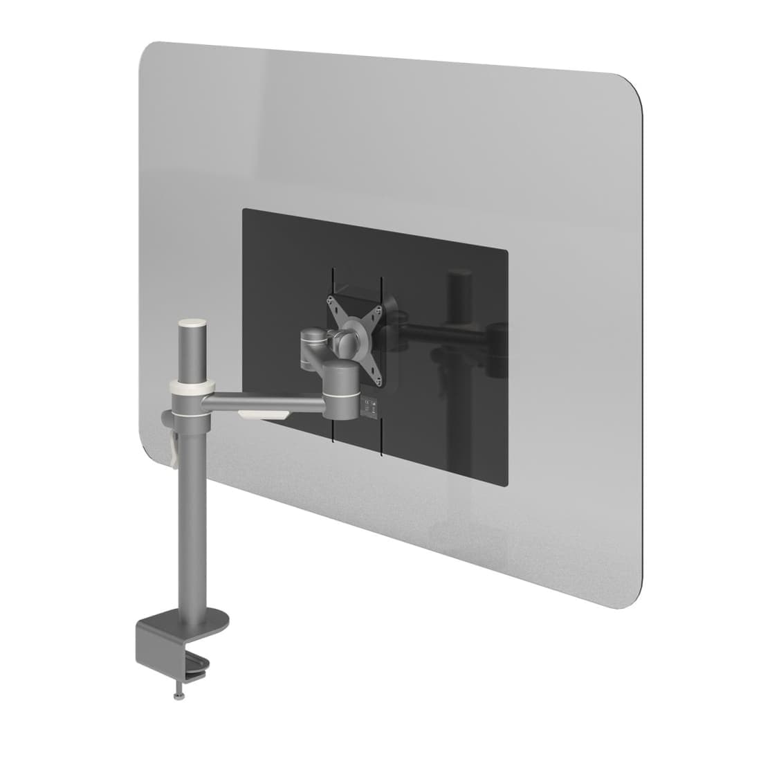 Dataflex Addit hygiënescherm – monitor 310 - Transparant - 