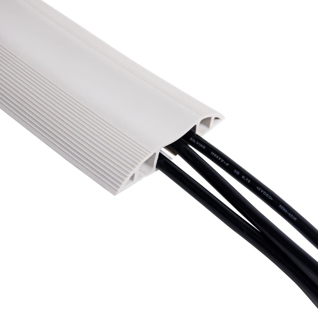 Dataflex Addit Kabel beschermer - Grijs - B83 x D1500 x H15 