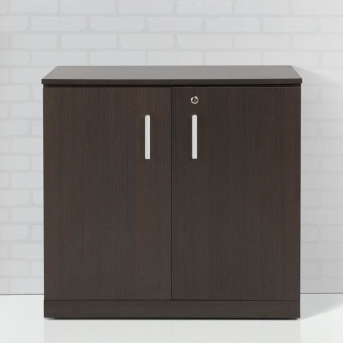 Draaideurkast Laag Manage IT 85 x 90 cm - Donker Eiken - 