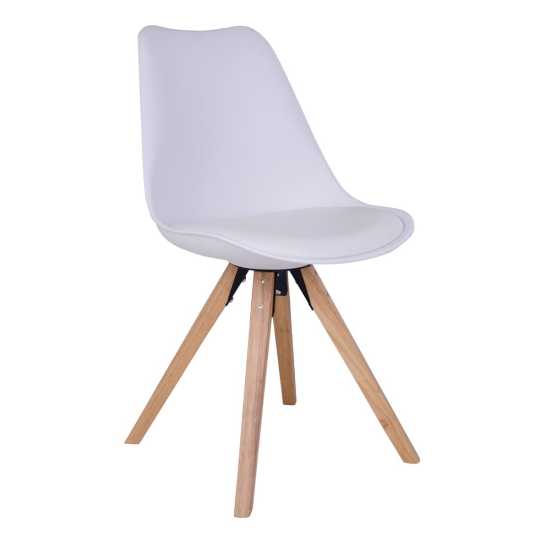 House Nordic Bergen eetkamerstoel eiken - wit -