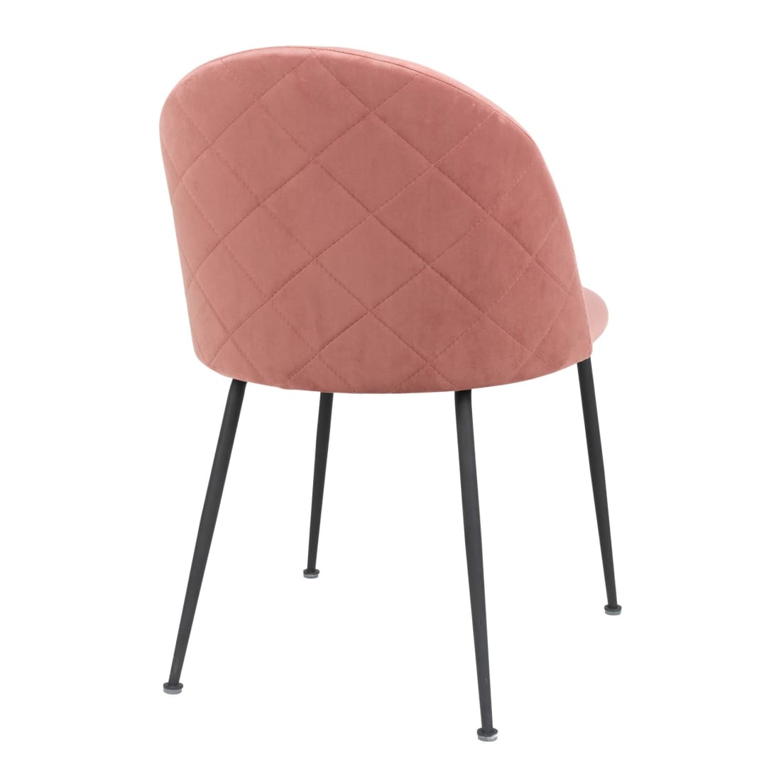 House Nordic | Eetkamerstoel Roze Zwart Onderstel Genève