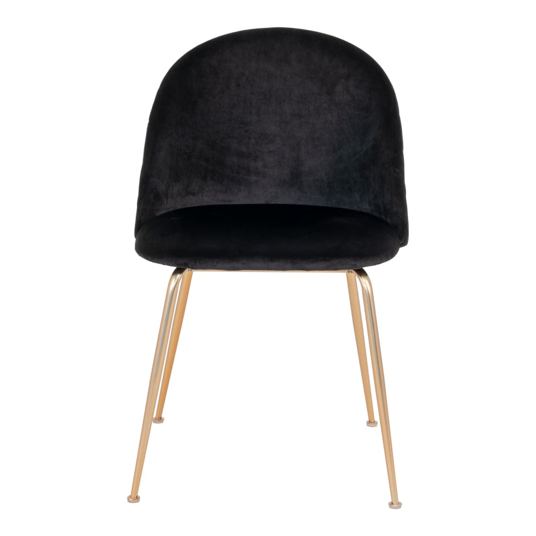 House Nordic | Eetkamerstoel Zwart Genève (Set van 2) -