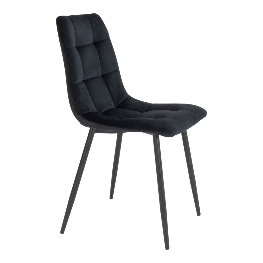 House Nordic Middelfart Eetkamerstoel Donker Zwart - Set van