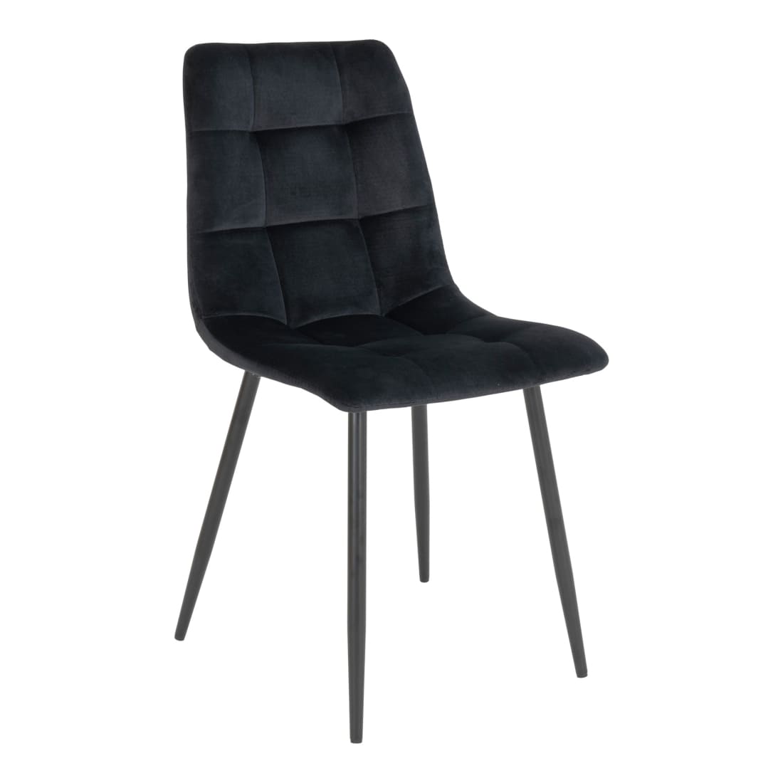 House Nordic Middelfart Eetkamerstoel Donker Zwart - Set van