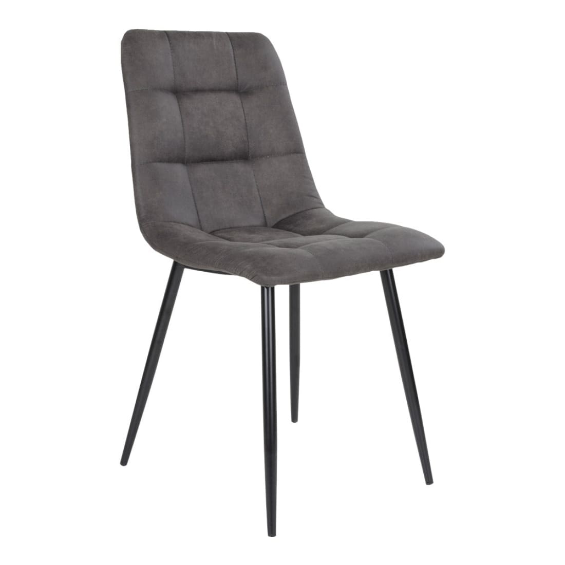 House Nordic Middelfart Eetkamerstoel Grijs - Set van 2