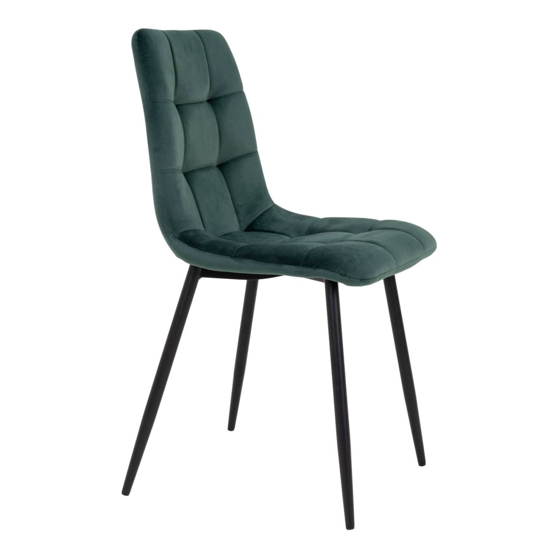 House Nordic Middelfart Eetkamerstoel Groen - Set van 2