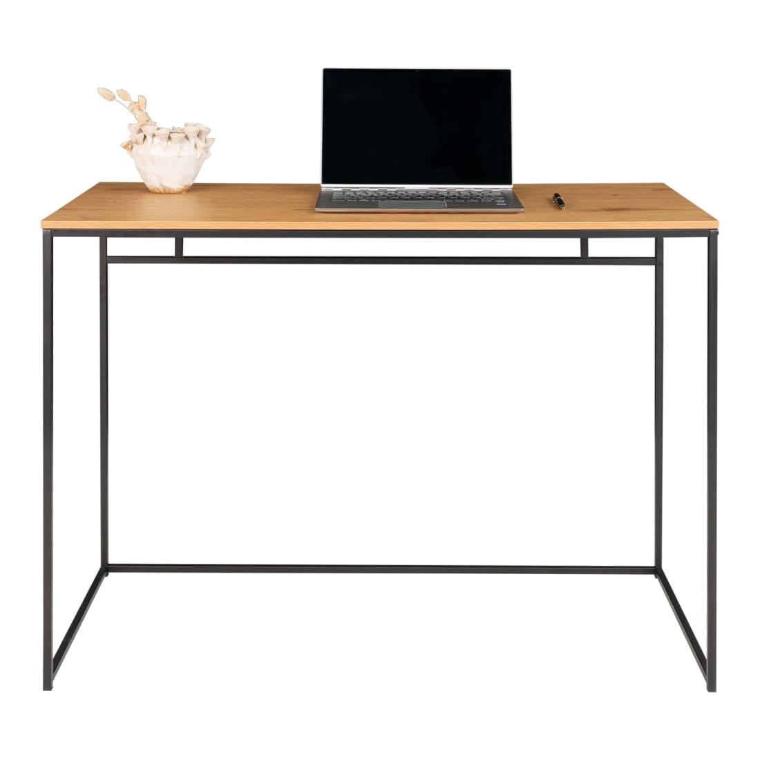 House Nordic Vita bureau - zwart metaal - Eiken blad -