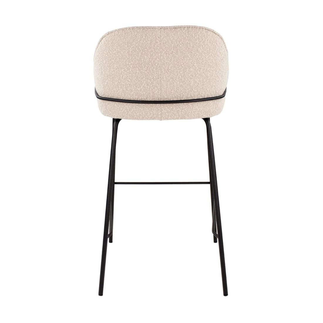 Kick Barkruk Sepp - Boucle Beige - Lage Barkrukken