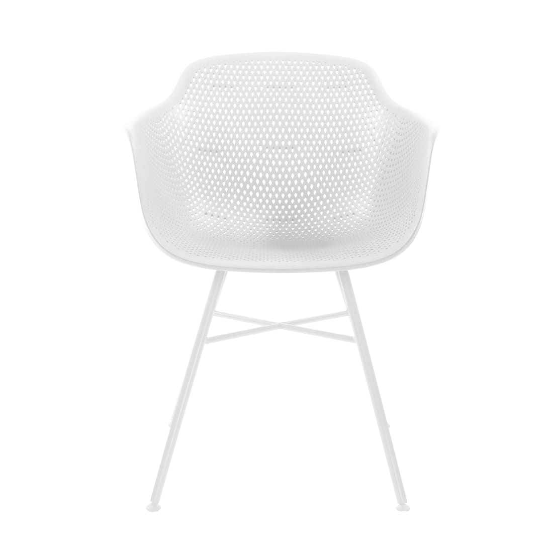 Kick Buitenstoel Indy wit - Wit frame - Buitenstoelen