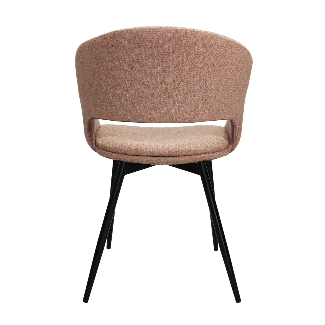 Kick eetkamerstoel Dean - Roze - Katoen eetkamerstoelen