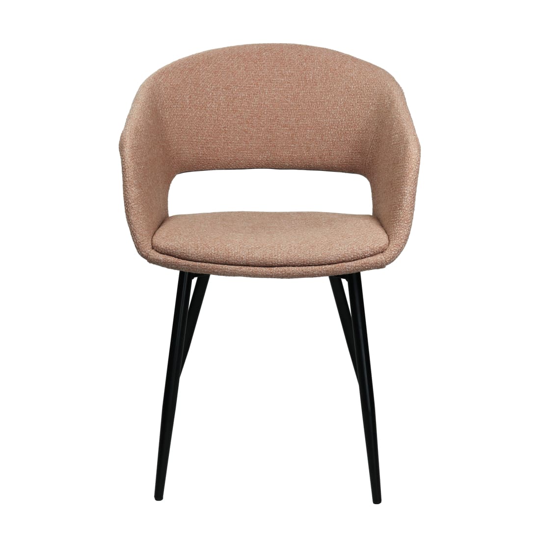 Kick eetkamerstoel Dean - Roze - Katoen eetkamerstoelen