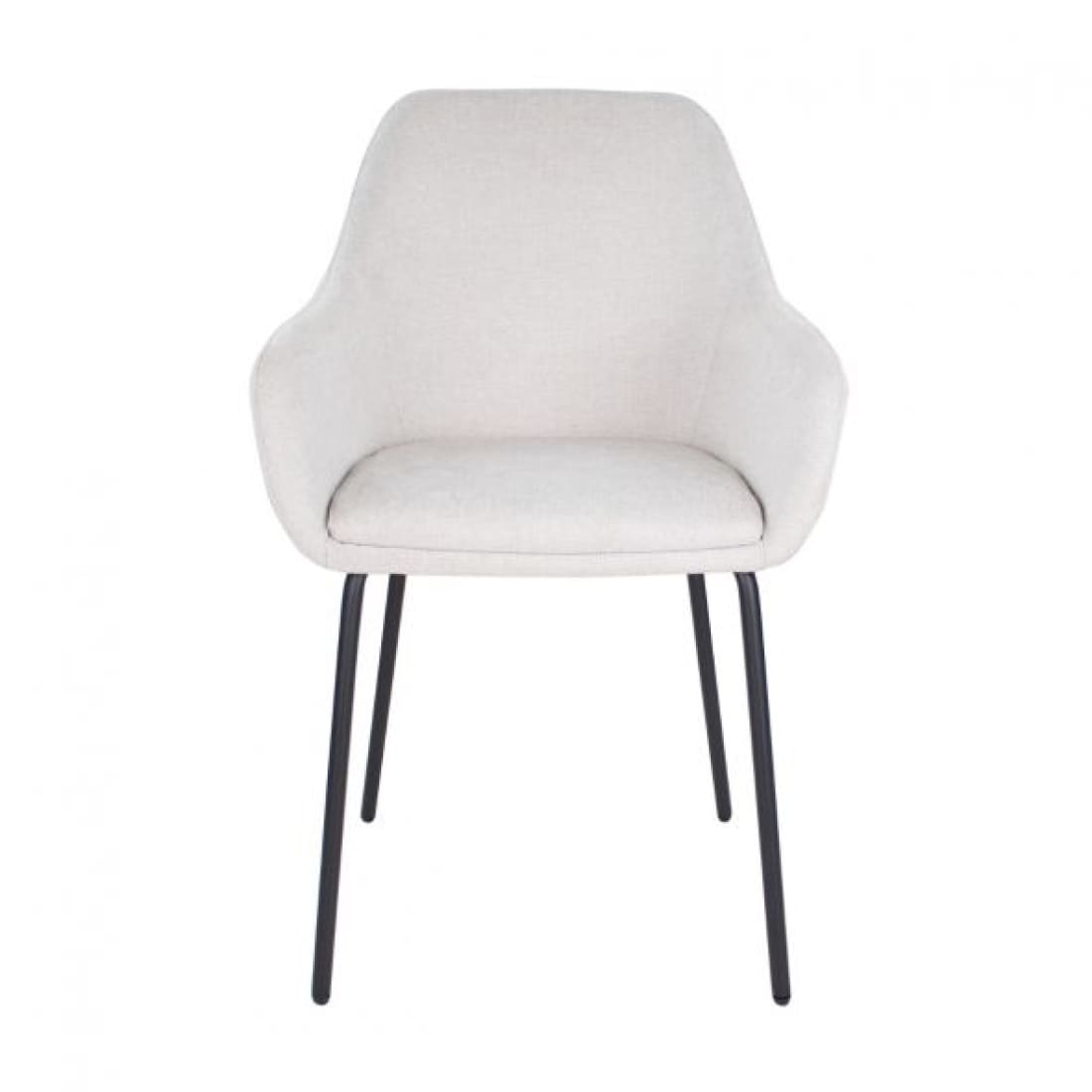 Kick eetkamerstoel Guus - Champagne - Katoen eetkamerstoelen