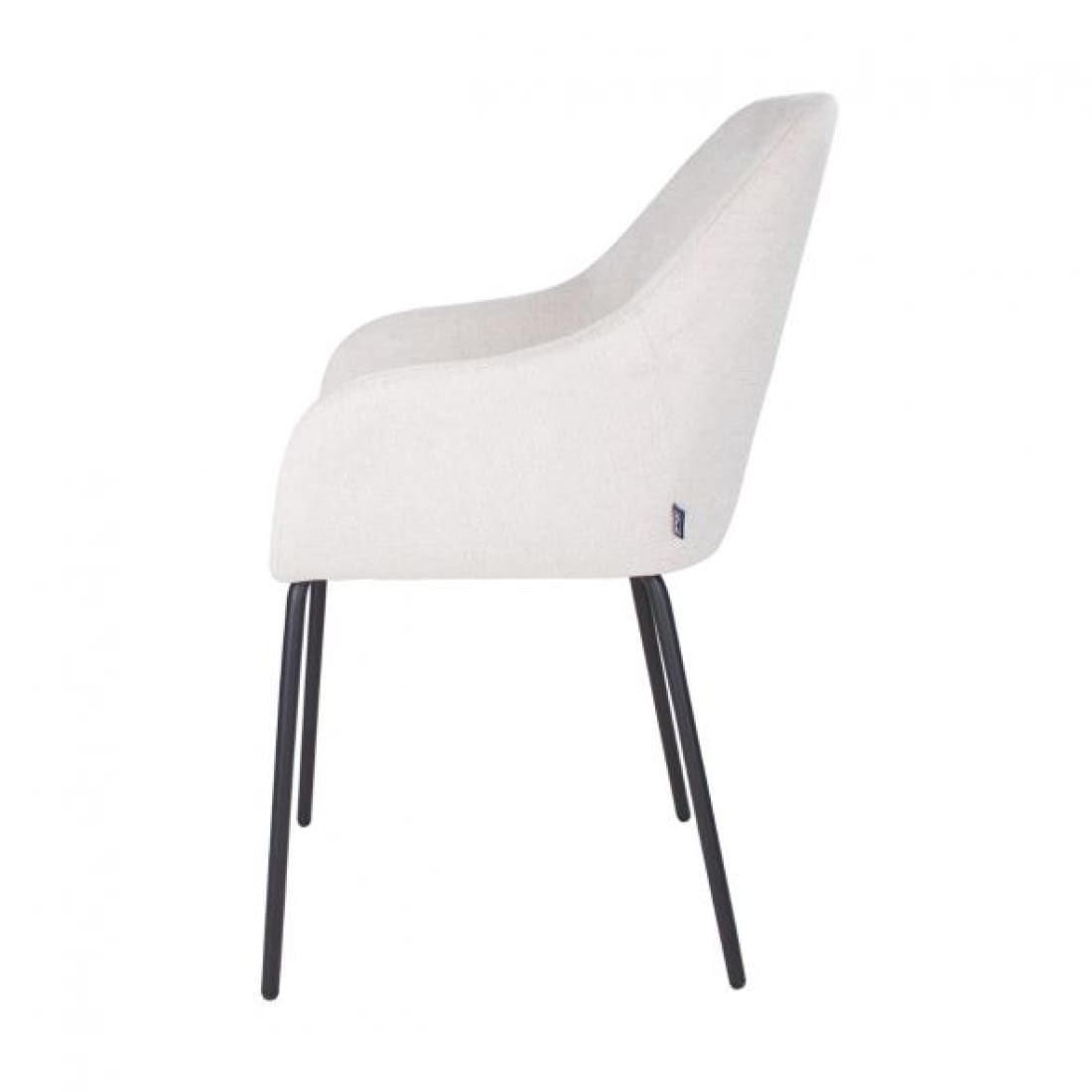 Kick eetkamerstoel Guus - Champagne - Katoen eetkamerstoelen