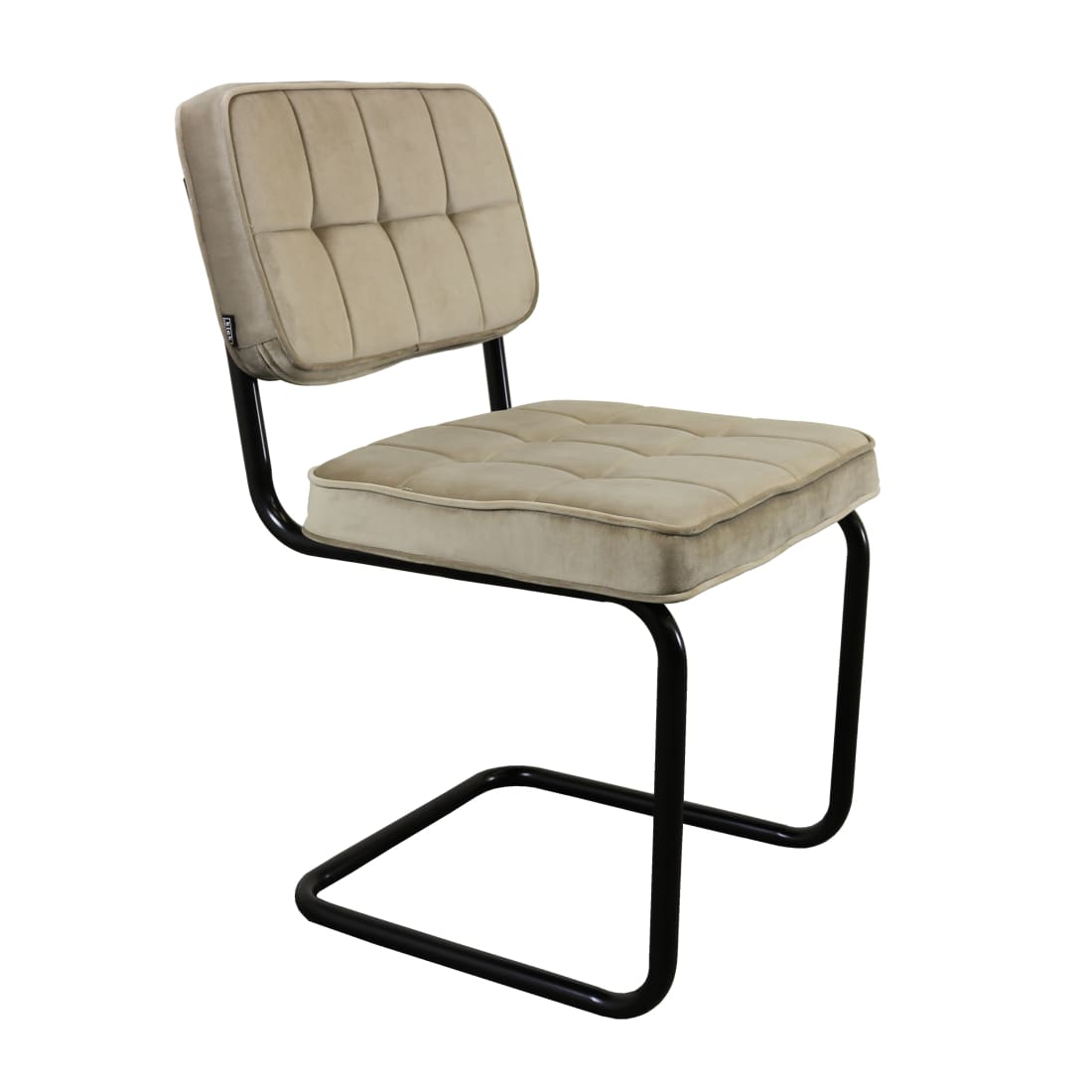 Kick eetkamerstoel Ivy - Champagne - Velvet eetkamerstoelen