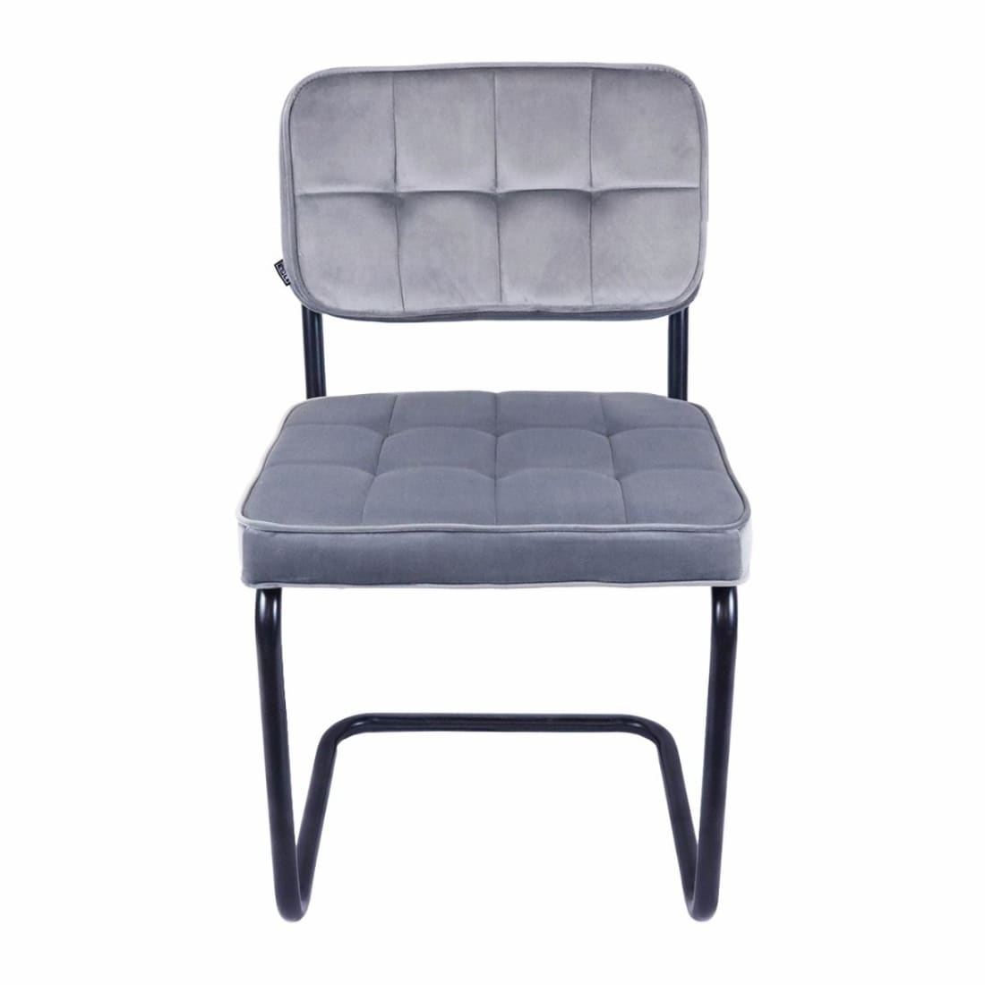 Kick eetkamerstoel Ivy - Grijs - Velvet eetkamerstoelen