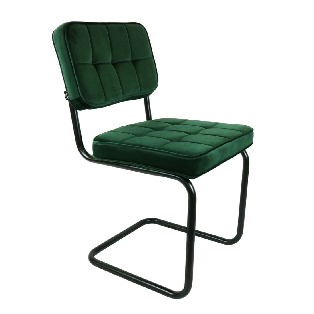 Kick eetkamerstoel Ivy - Groen - Velvet eetkamerstoelen