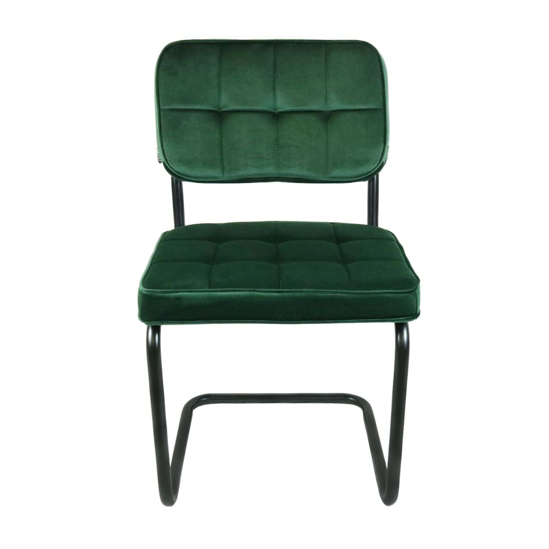 Kick eetkamerstoel Ivy - Groen - Velvet eetkamerstoelen