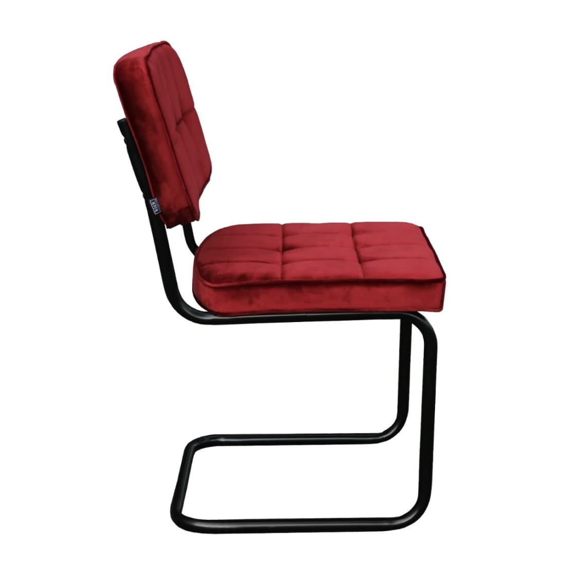 Kick eetkamerstoel Ivy - Rood - Velvet eetkamerstoelen