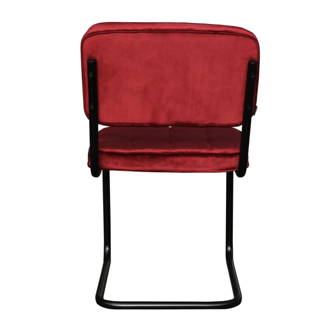 Kick eetkamerstoel Ivy - Rood - Velvet eetkamerstoelen