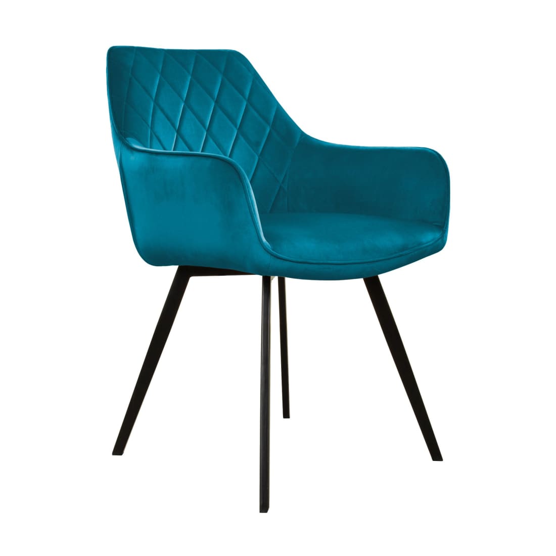 Kick eetkamerstoel Karl Velvet - Blauw - Velvet 