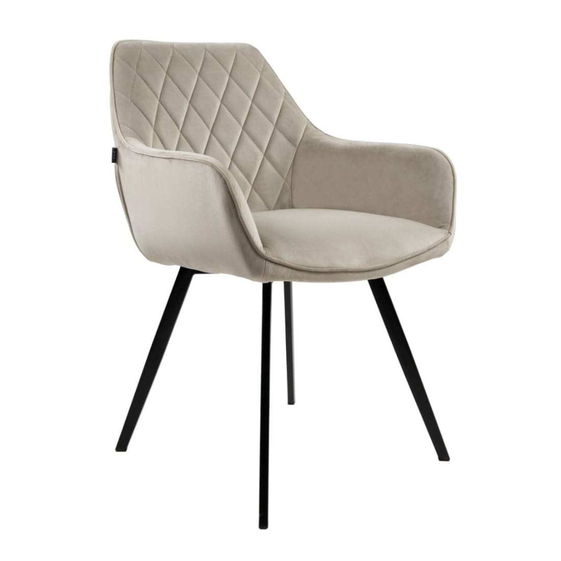 Kick eetkamerstoel Karl Velvet - Champagne - Velvet