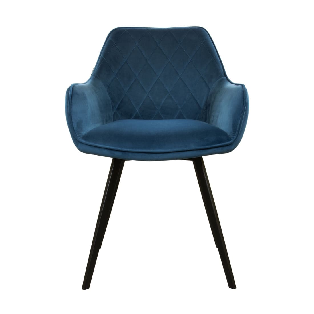 Kick eetkamerstoel Karl Velvet - Donkerblauw - Velvet 