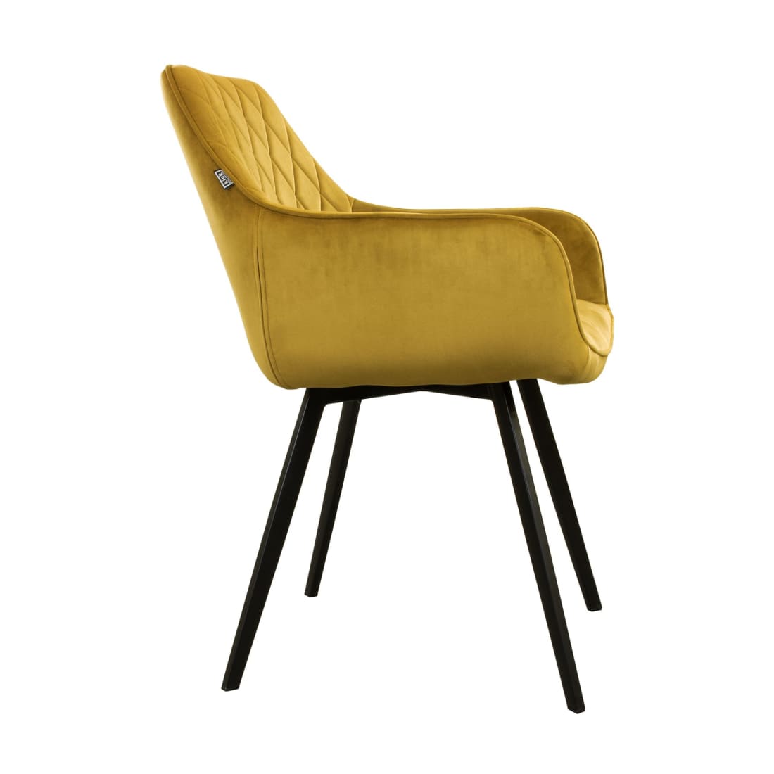 Kick eetkamerstoel Karl Velvet - Goud - Velvet 