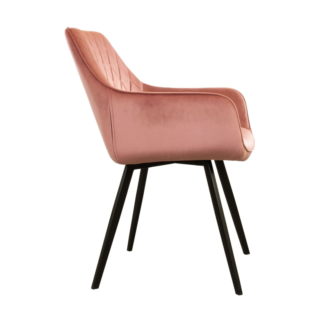 Kick eetkamerstoel Karl Velvet - Roze - Velvet 