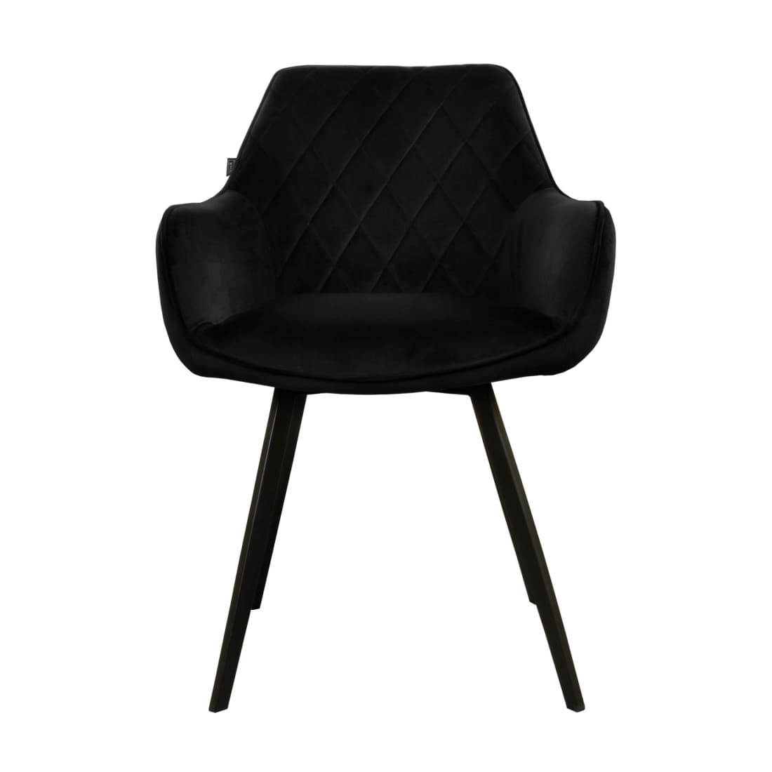 Kick eetkamerstoel Karl Velvet - Zwart - Velvet 