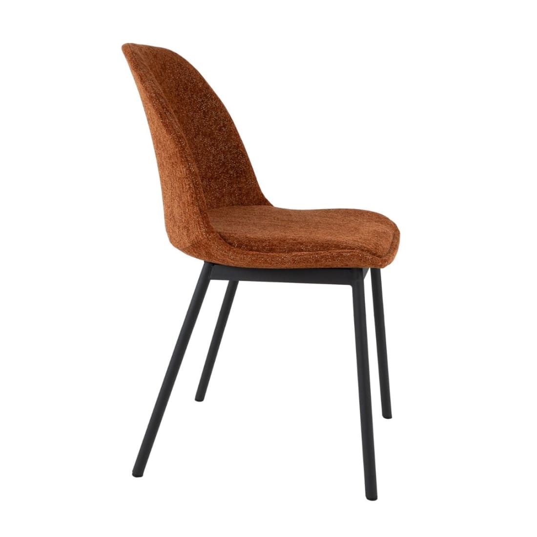 Kick Eetkamerstoel Lana - Oranje - Katoen eetkamerstoelen