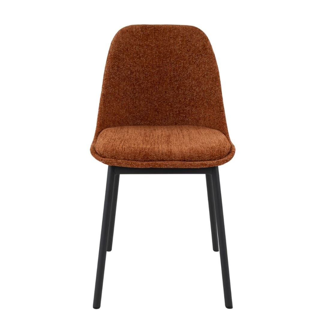 Kick Eetkamerstoel Lana - Oranje - Katoen eetkamerstoelen