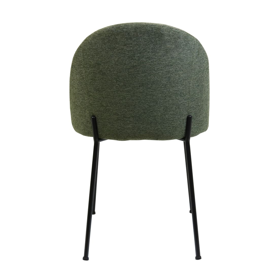 Kick eetkamerstoel Noa - Groen - Ribstof eetkamerstoelen
