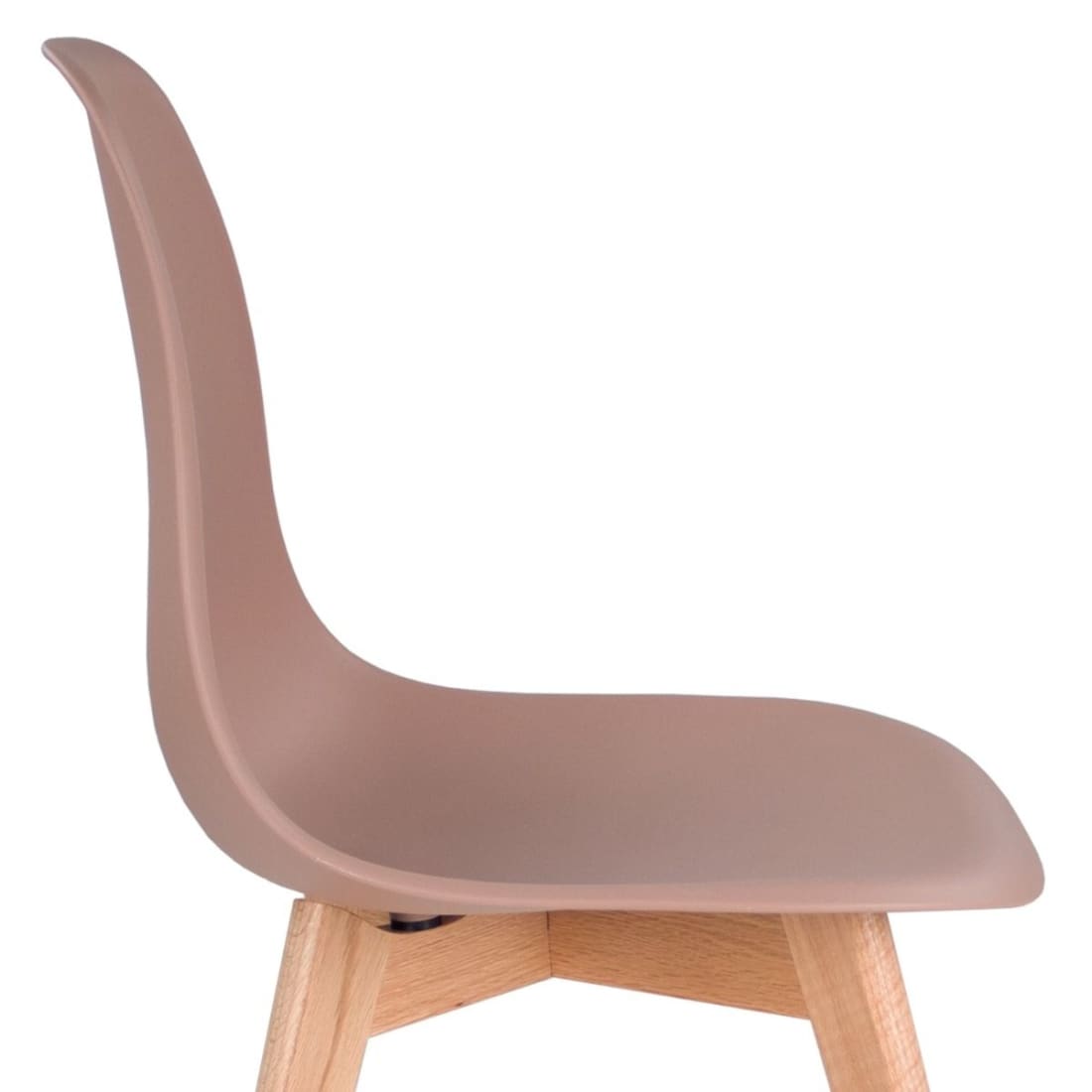 Kick Eetkamerstoel Yuna - Roze - Kunststof eetkamerstoelen