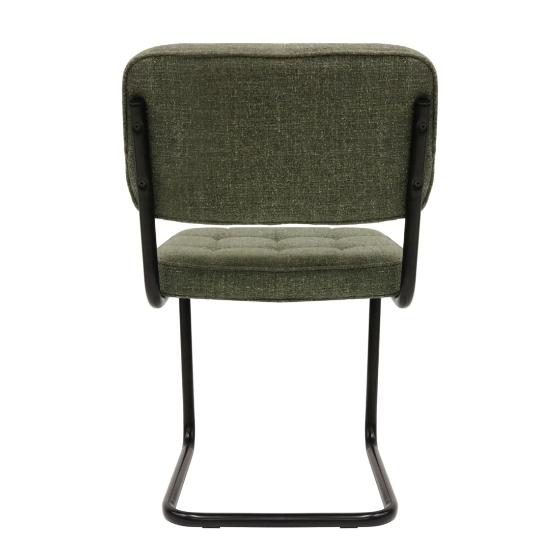 Kick eetkamerstoel Yves - Groen - Katoen eetkamerstoelen