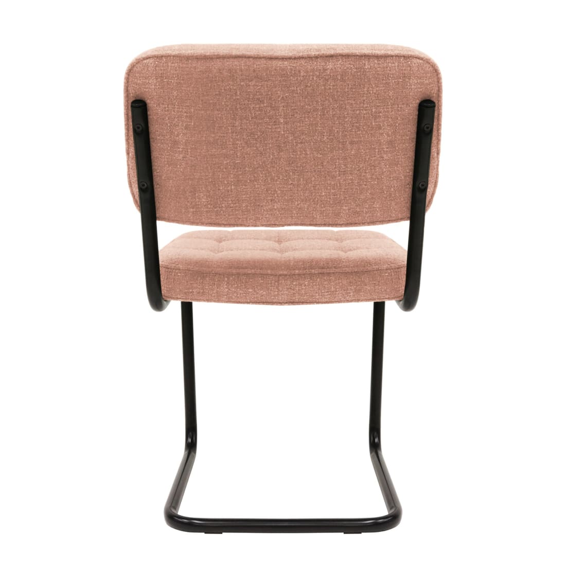 Kick eetkamerstoel Yves - Roze - Katoen eetkamerstoelen