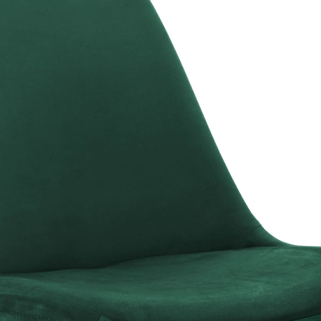 Kick Kuipstoel Velvet Goud Frame - Donkergroen - Velvet