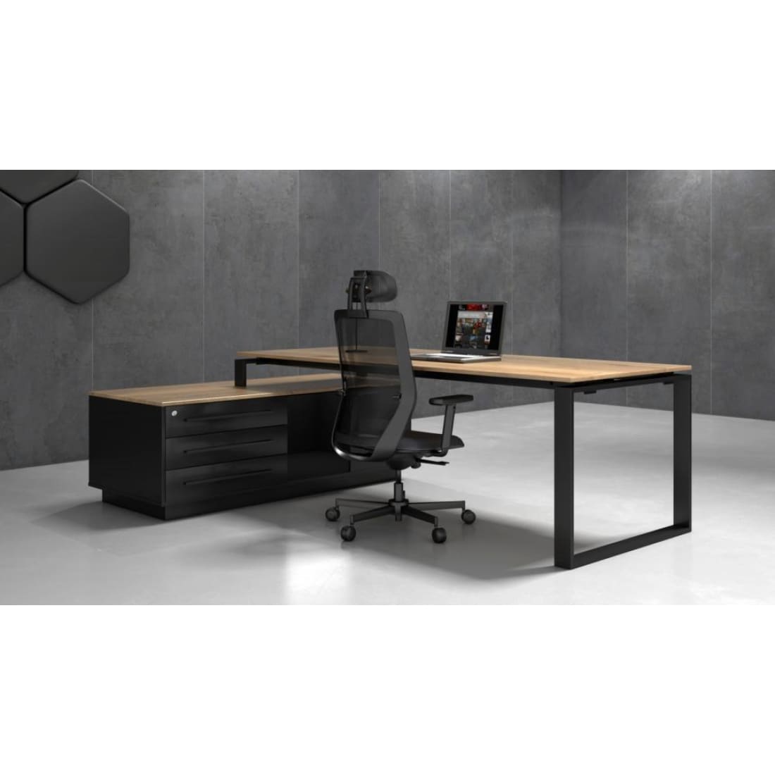 L-Directiebureau Hudson Yards 224x180cm Links Halifax - 