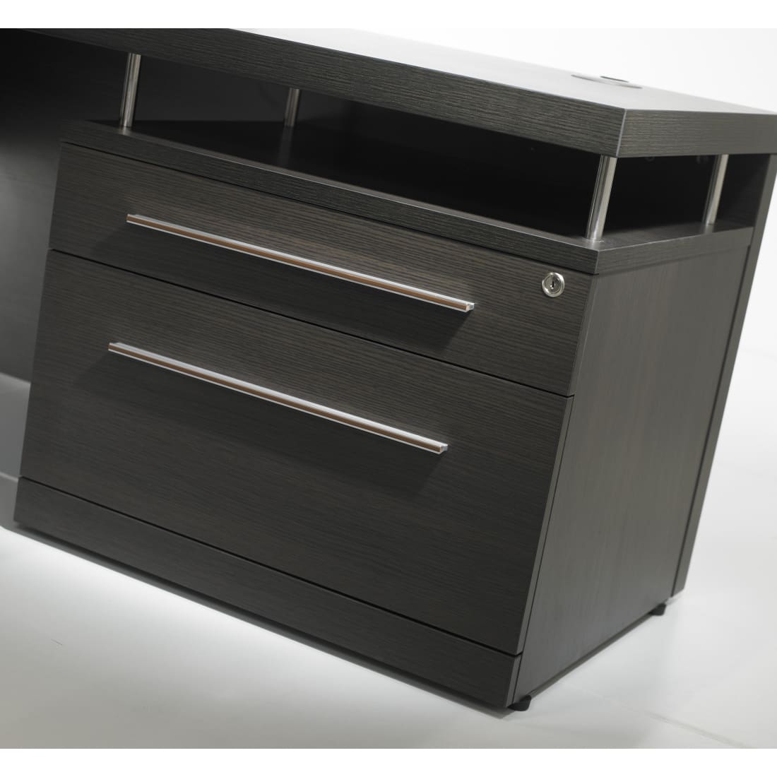 L-Directiebureau Zuidas 230x172cm Donker Eiken - 