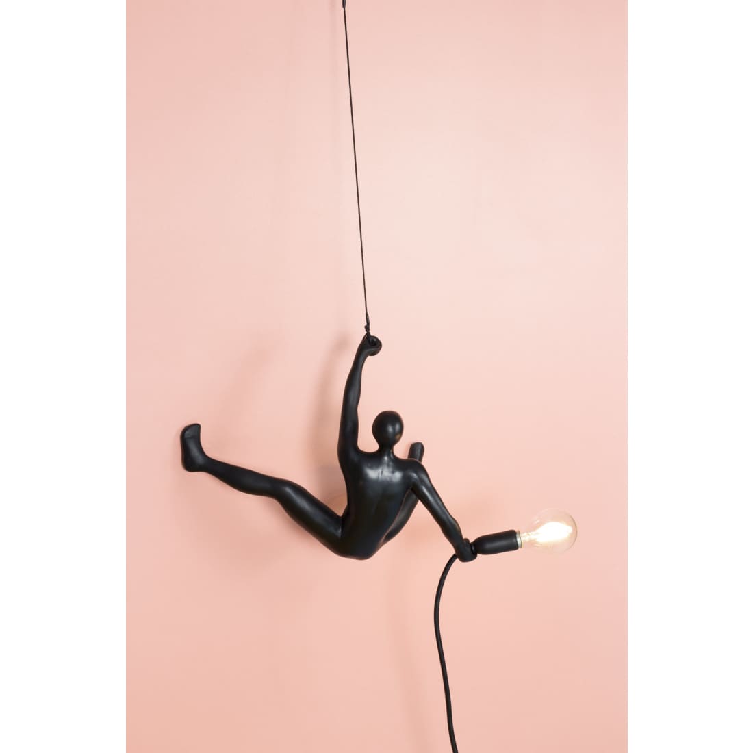 Lamp Zwart Climber - hanglamp