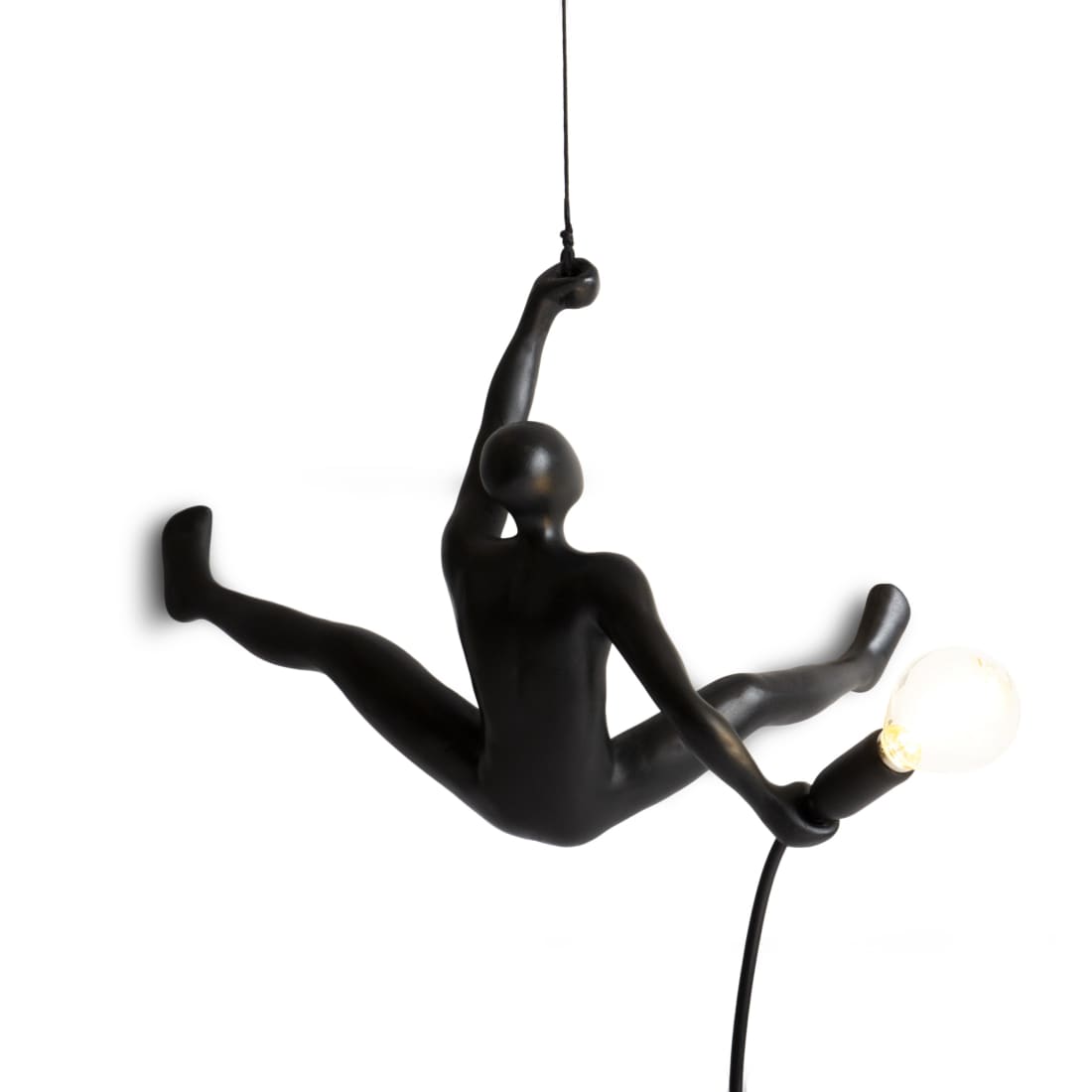 Lamp Zwart Climber - hanglamp