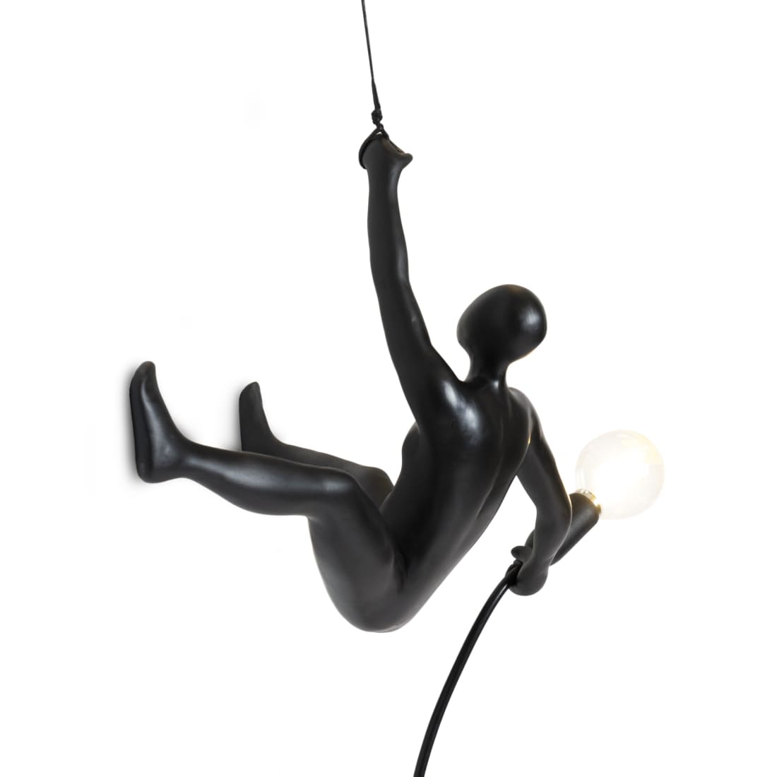 Lamp Zwart Climber - hanglamp