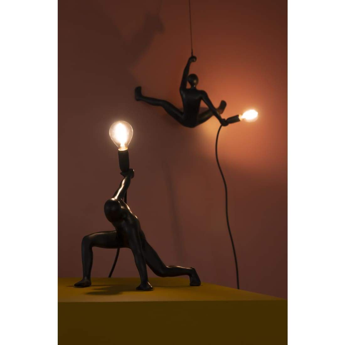 Lamp Zwart Climber - hanglamp