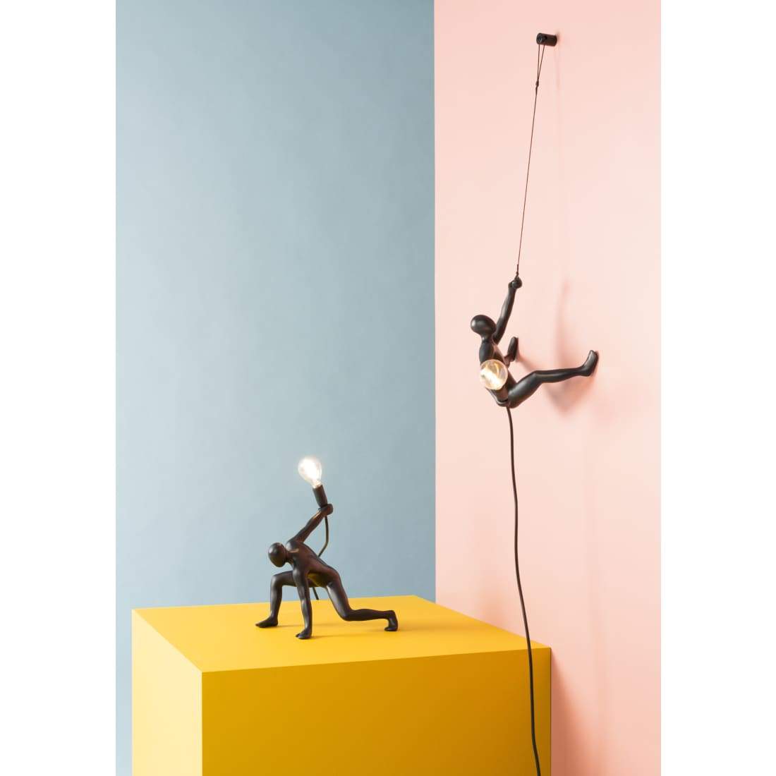 Lamp Zwart Climber - hanglamp