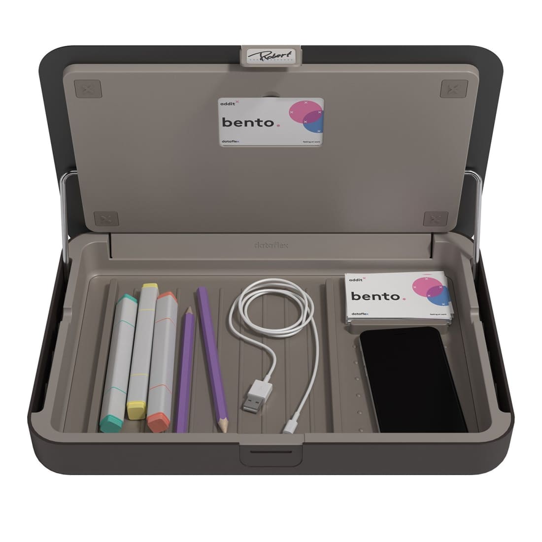 Notebooksteun Ergonomische Toolbox Zwart Dataflex Bento Laptopstandaard DataFlex 